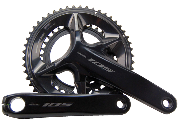 Shimano 105 FC-R7100 Kurbelgarnitur 50-34 Schwarz 2X12-Fach Hollowtech-image