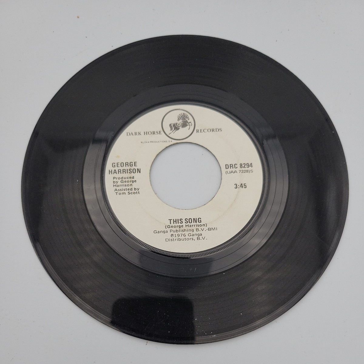 Rare Rock 45 George Harrison- This Song- Dark Horse # DRC