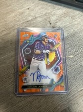 2023 Topps Cosmic Chrome Nolan Jones Orange Galactic Refractor Auto /25