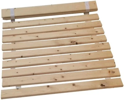 KSMDIRECT Wooden Bed Slats-Replacement Mattress Bed Slats-4FT6 Double = 2x68cm