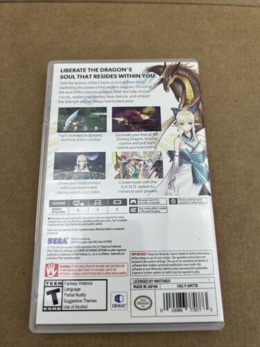 Shining Resonance Refrain: Original Case Nintendo Switch Shining Force Tested - Picture 2 of 4