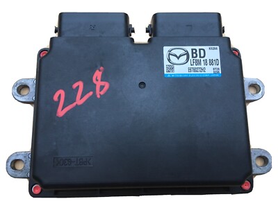 2010 10 MAZDA 3 2.0L COMPUTER BRAIN ENGINE CONTROL ECU ECM MODULE LF8M18881G