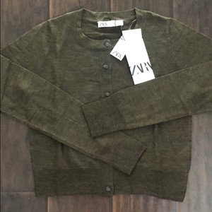 zara wool blend cardigan