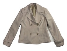 BLAZER SZ 4 Beige Double Breasted European Style