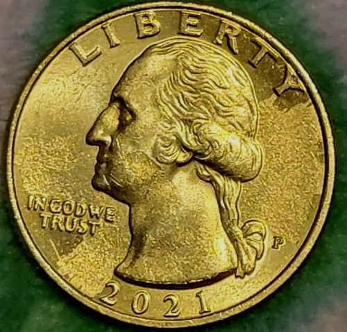 2021 p quarter crossing the delaware LAMINATION Improper Alloy Mix Error - Picture 2 of 8
