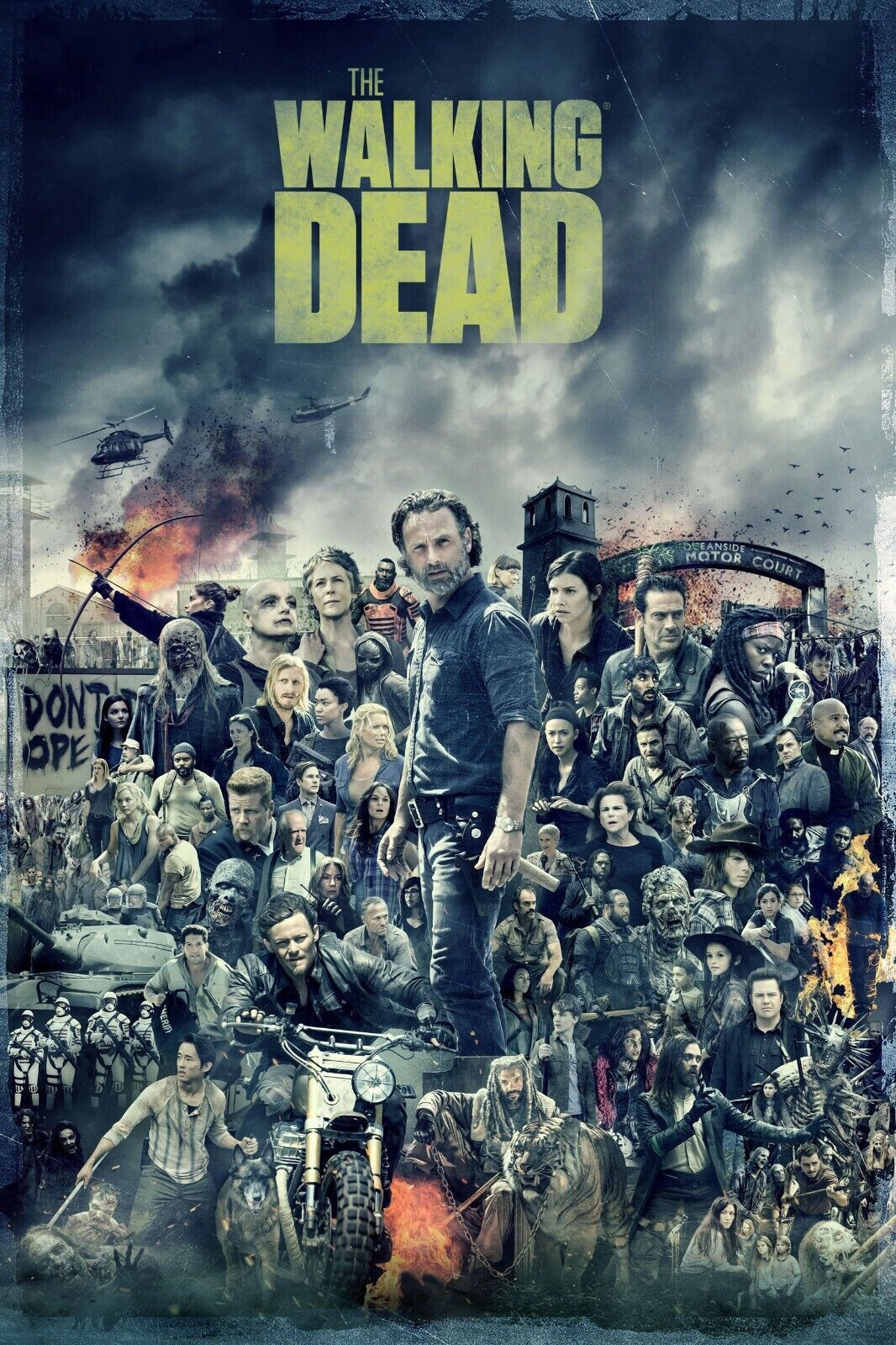 The Walking Dead AMC Zombie Wall Art Print Poster Gift Decor