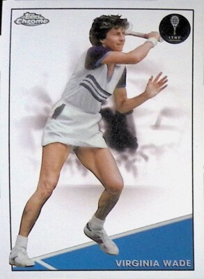 2021 Topps Chrome Tennis Base Virginia Wade