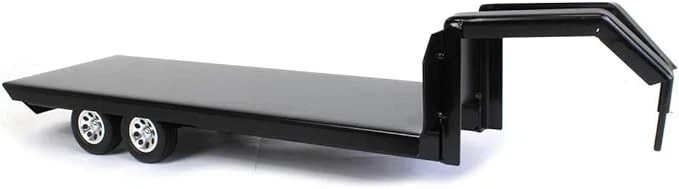 Little Buster Toys Gooseneck Flatbed Trailer - Black - Image 2 of 4