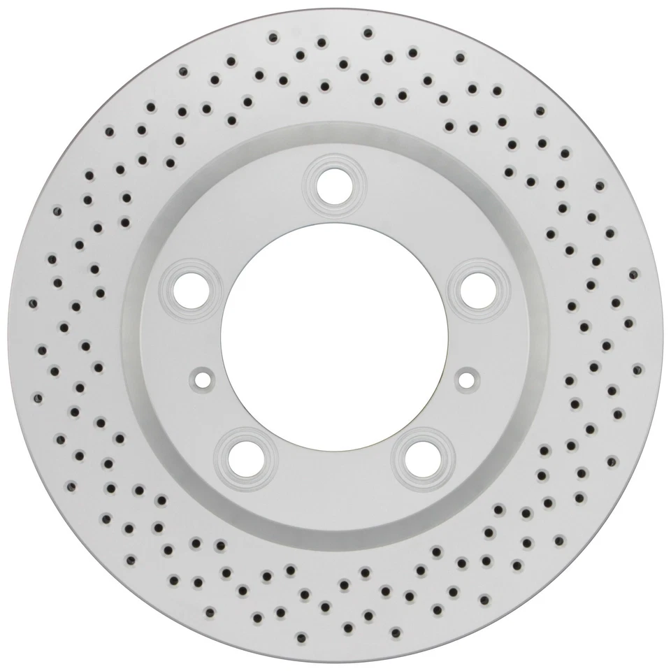 Rotor de freno de disco trasero QuietCast 2008 2009 para Porsche Cayman Bosch 2007-2012 Foto 3 de 4