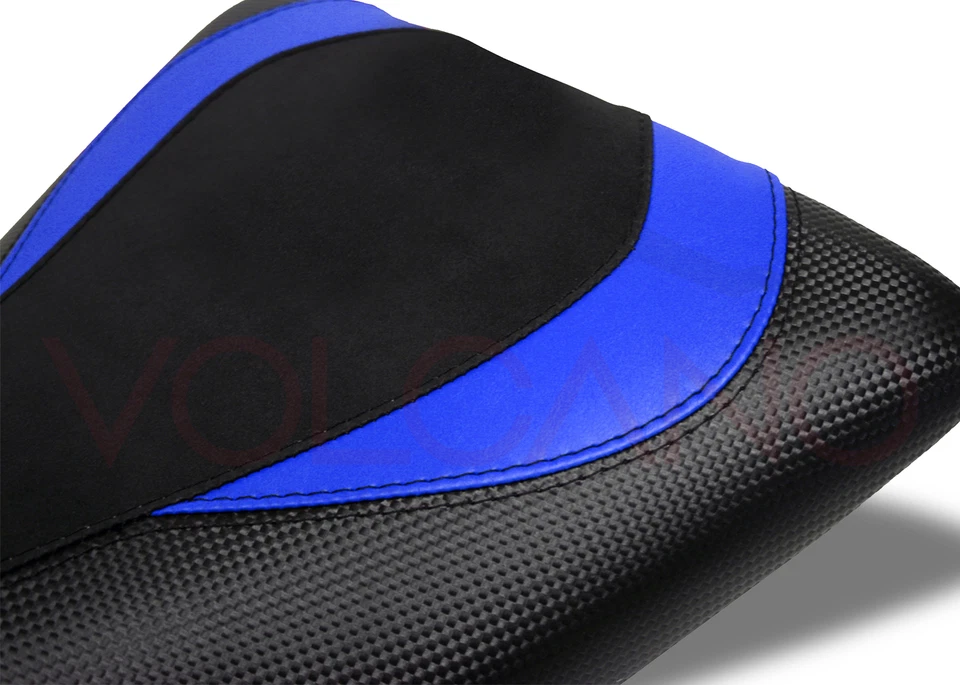 Capa de Assento FIT KAWASAKI Z750 Z1000 2003-2006 Design Vulcão AZUL C Antiderrapante - Imagem 3 de 4