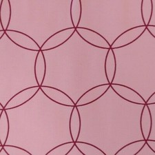 Pink FLANNEL Maroon Circles All Cotton Fabric LOT 5 YARDS