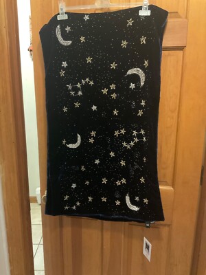 CELESTIAL BEADED SCARF THE MET STORE NEW 70x19 
