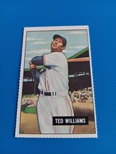 Ted Williams - Dover Reprint of  1951 Bowman Baseball Card Boston Red Sox