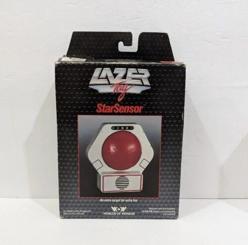 Lazer Tag Star Sensor New Open Box 1986 Worlds Of Wonder VTG Toy Laser Tag Game - Picture 2 of 14