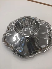 Stainless Steel Chip and Dip Plate