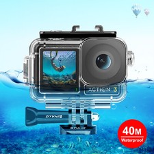 40M Diving Housing Shell Underwater Waterproof Case For DJI Osmo Action 3 Camera