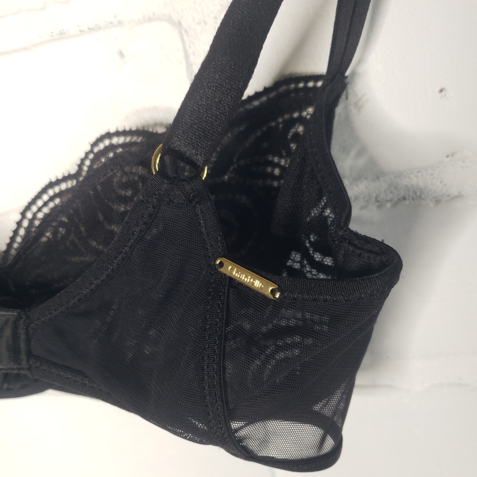 Chantelle Pyramide Lace Demi Unlined Bra Size 30DD Gem