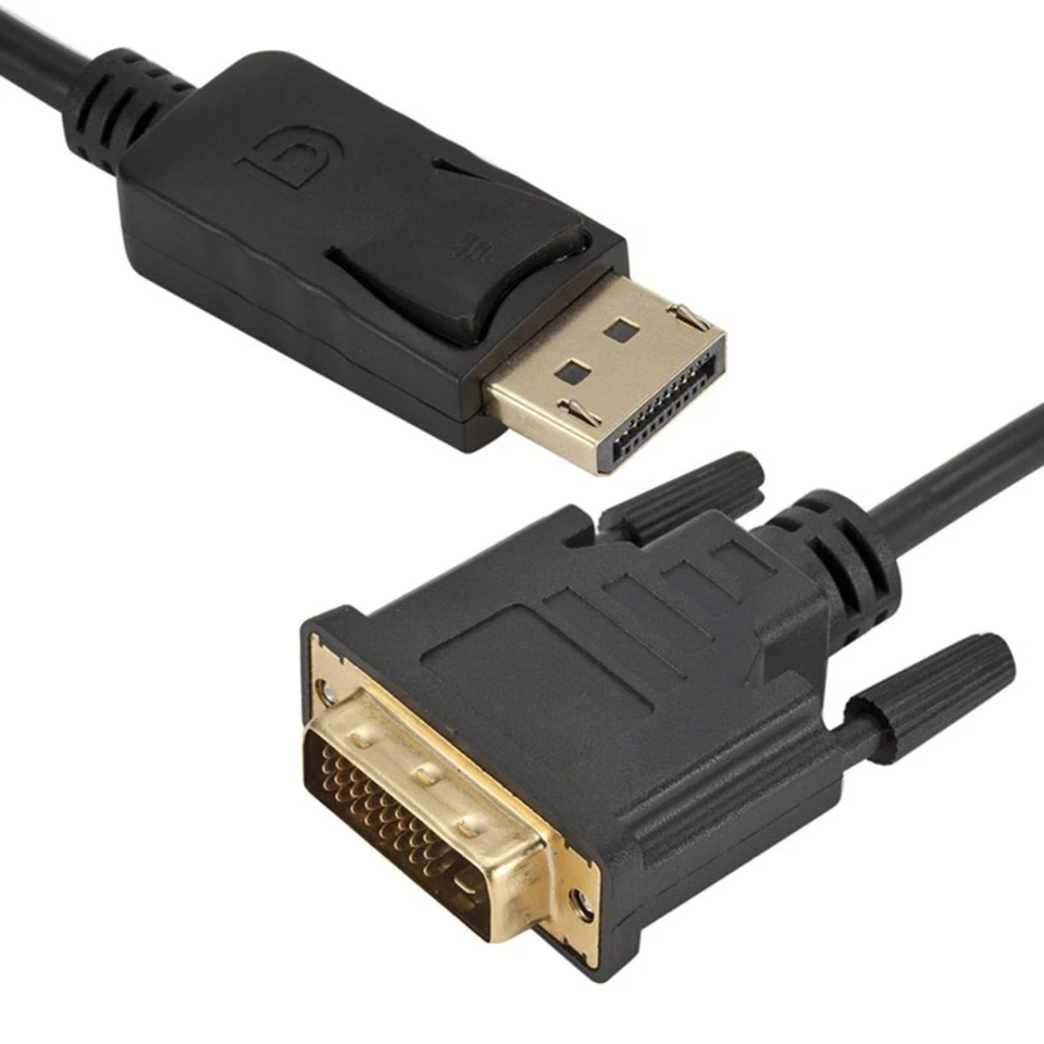 M43 DisplayPort auf DVI Kabel 1,8m 1080P DP zu DVI Konverter für Monitor - Bild 4 von 4