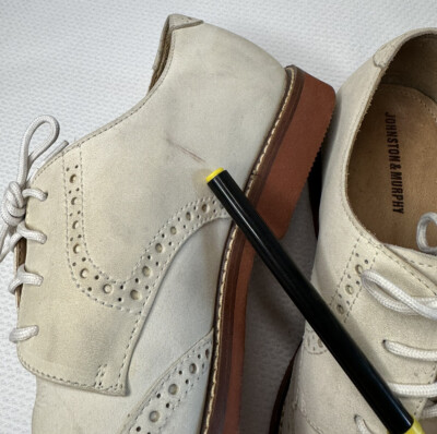 Johnson & Murphy Mens Beige Oxford Bucks Sz. 10 M | eBay display picture 1