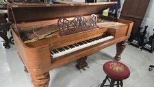 KNABE SQUARE GRAND PIANO / FULLY RESTORED / ROSEWOOD WITH SATIN PECAN FINISH