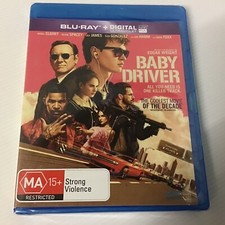 Baby Driver (Blu-ray, 2017) Region A B C - Brand New Sealed