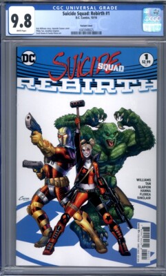 Suicide Squad: Rebirth #1 Conner Variant Harley Quinn 1st Print CGC 9.8 ...