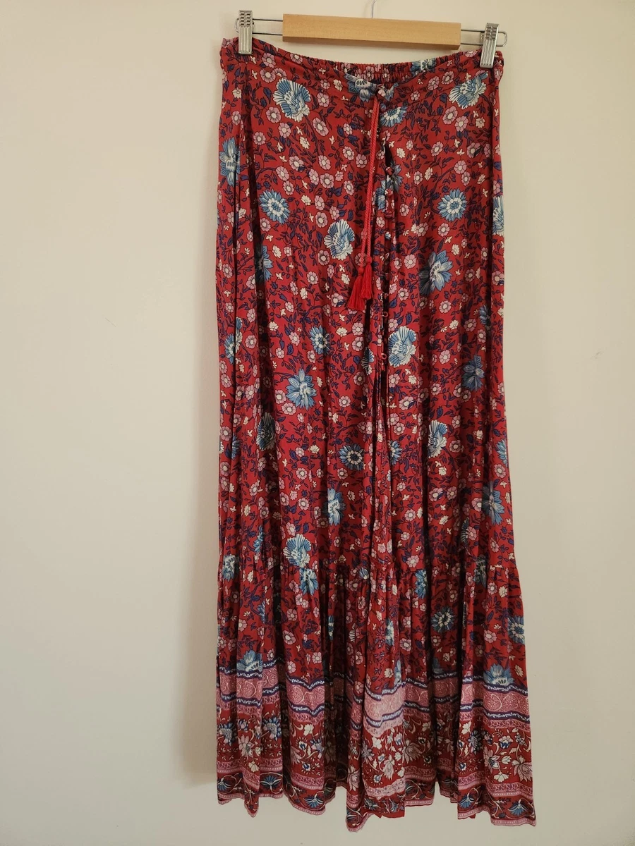 SPELL Folktown Maxi Skirt Excellent Condition Small