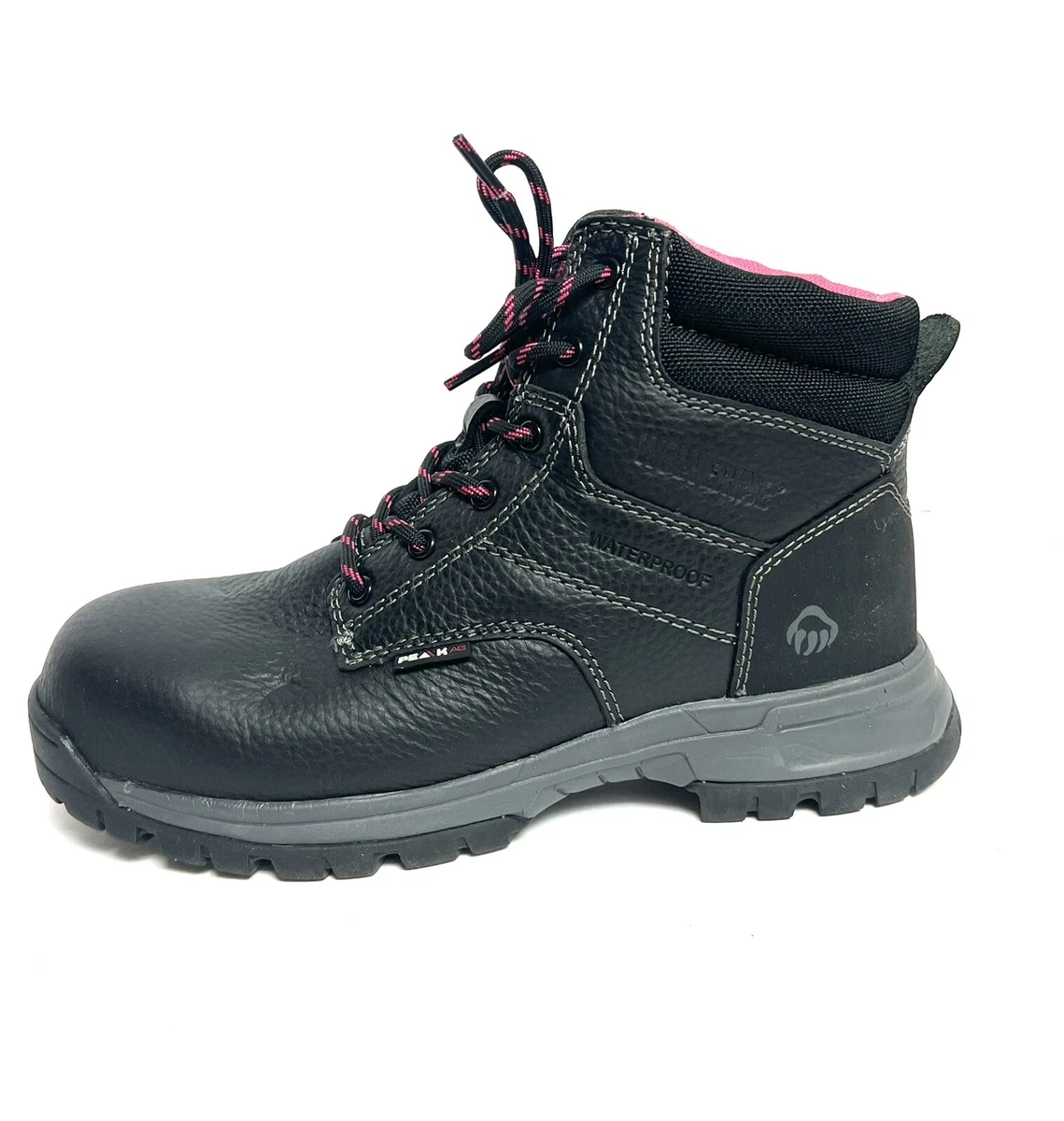 Wolverine Womens Piper 6 Comp Toe Boot Black 8 M
