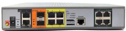 Tryb bramy analogowej serii Ribbon 300 z 4 portami LAN i 2 portami FXS EDGE-302-2S - Zdjęcie 4 z 5