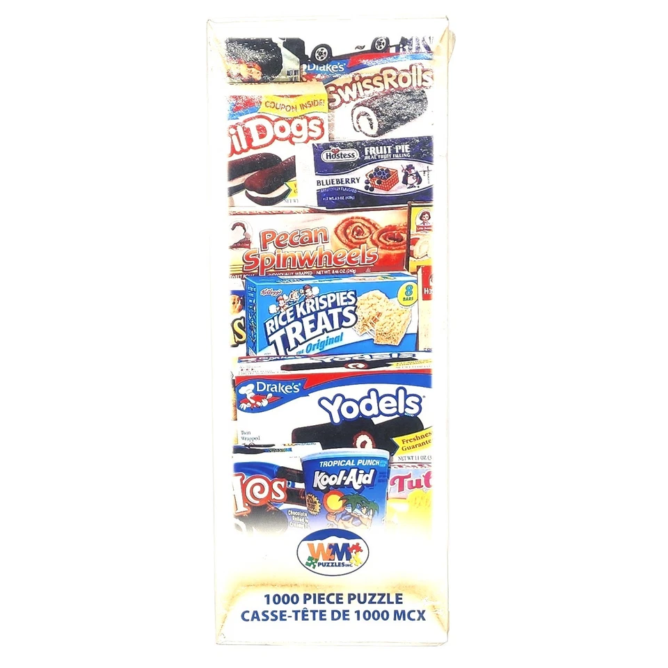 White Mountain Snackmania Snack Treat 1000pcs Jigsaw Puzzle 51x69cm Board Game - image 2 of 4