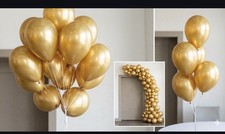 45ct Gold Balloons Pearlized Latex 12'' Helium Party Decorations 3x15ct 45 Total