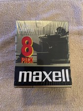 Maxell XLII 90 Min Audio Cassettes High Bias 8 Pack IEC Typell BRAND NEW Sealed