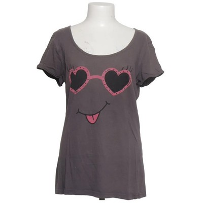 Fishbone, T-shirt, Größe: XL, Grau/Pink/Schwarz, Print, Damen #R0d