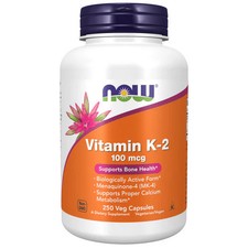 Vitamin K-2 250 Veg Caps 100 mcg by Now Foods
