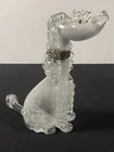 New ListingVintage Alfredo Barbini Murano Italian Art Glass Gray & Black Poodle Dog Figure