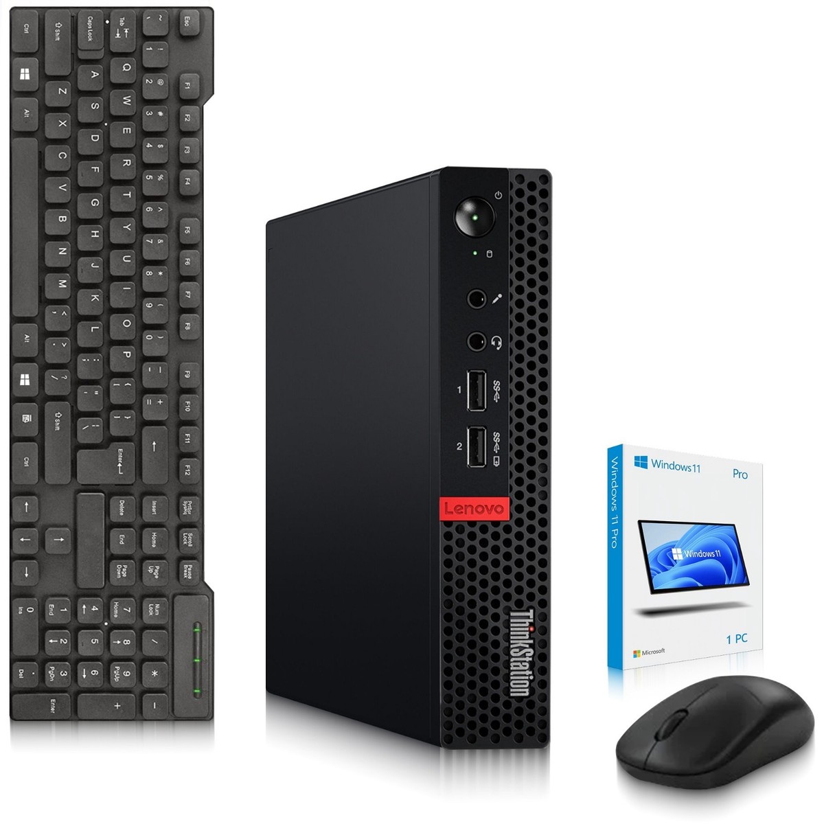 Lenovo P330 Tiny Pc i7-8th 32GB RAM 1TB SSD 24  LED Nvidia P620