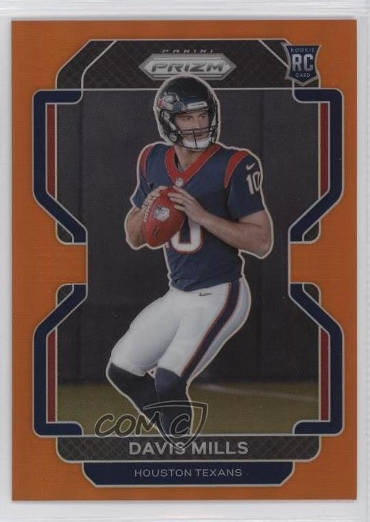2021 Panini Prizm Rookie Orange Prizm 179/249 Davis Mills #352 1gk6