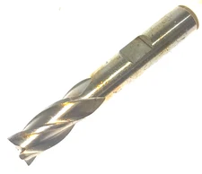 25/64" End Mill, 7/8" Flute, 3/8" Shank, 2-1/2" OAL, HSS (UE-14-F-9)