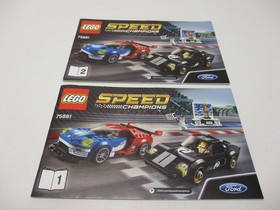 Lego 75881 SPEED CHAMPIONS 2016 Ford GT & 1966 Ford GT40 OVP & BA