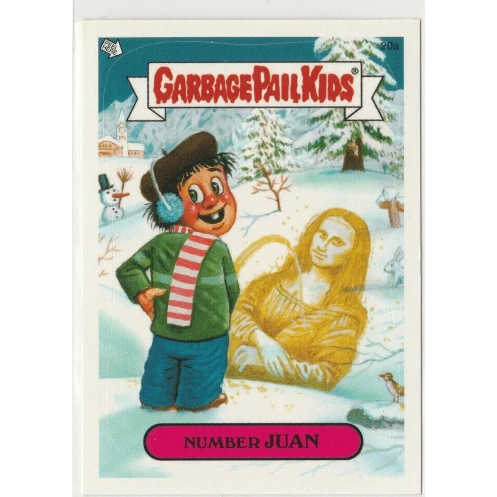 Number Juan #20a Garbage Pail Kids GPK 2004 ANS2 All-New Series 2 Card