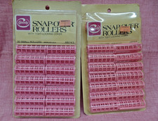 Vintage New Goody Small Snap-Over Rollers in Pink - Two 15 Packs 9574/3