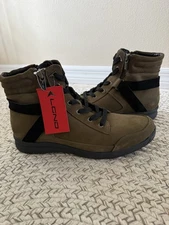 LGND Men’s Leather CALI Boot Brown Size 11.5 Lightweight Made In USA NWT Bag