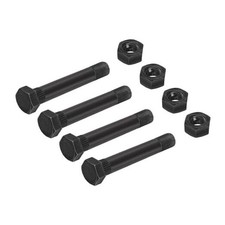Trailer Leaf Spring Shackle 9/16" -18 x 3-1/2" Bolt  Lock Nut Set for 4 Pack