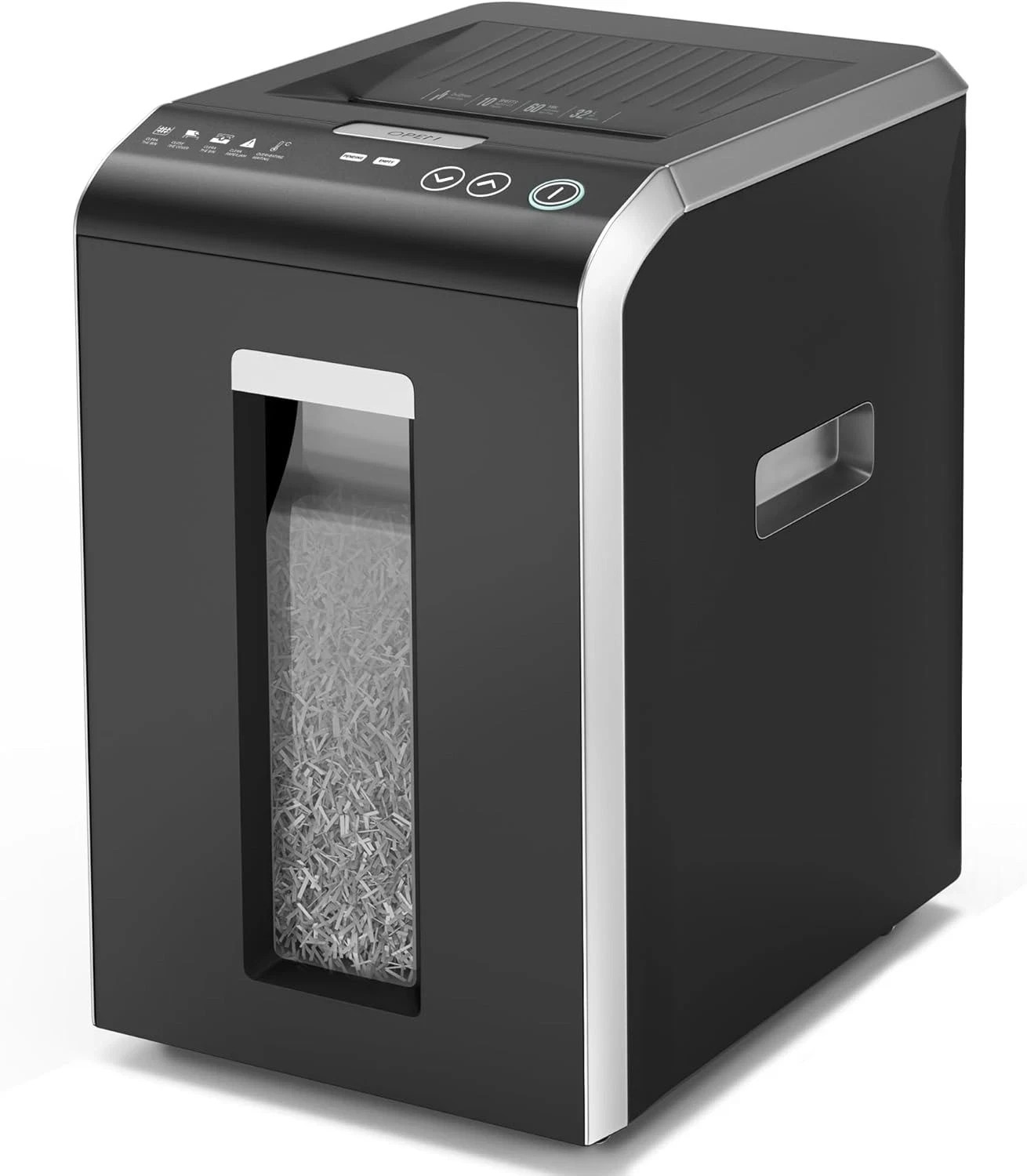 LOCKSWORTH 200-sheets Heavy Duty Micro-Cut Paper Shredder 8.5 Gallon Capacity-image