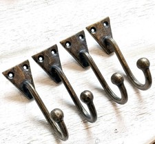 4 Bronze Metal Arrowhead Wall Hook Brushed Brass Finish Antique Sty Wall Mounted