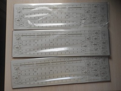 Modell-Zubehörsatz Lasercutsatz Spanten für Gozny 1:200 Avangard