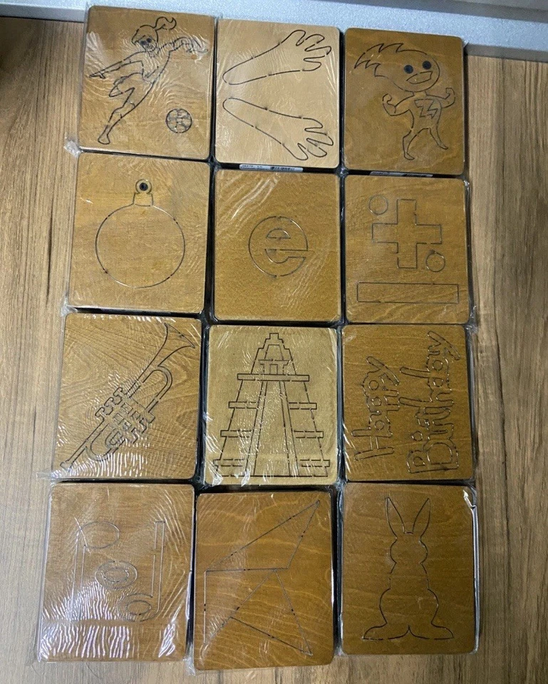 Lot of 12 Assorted Ellison Die Cut Dies - Mixed - Image 3 of 4