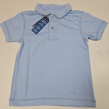 Nautica Boys Sensory-Friendly School Uniform Polo Shirt Light Blue Size M 5 NW