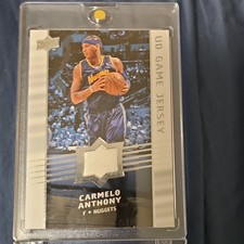 Upper Deck 2008-09 UD Game Jersey Carmelo Anthony #GA-CA Denver Nuggets