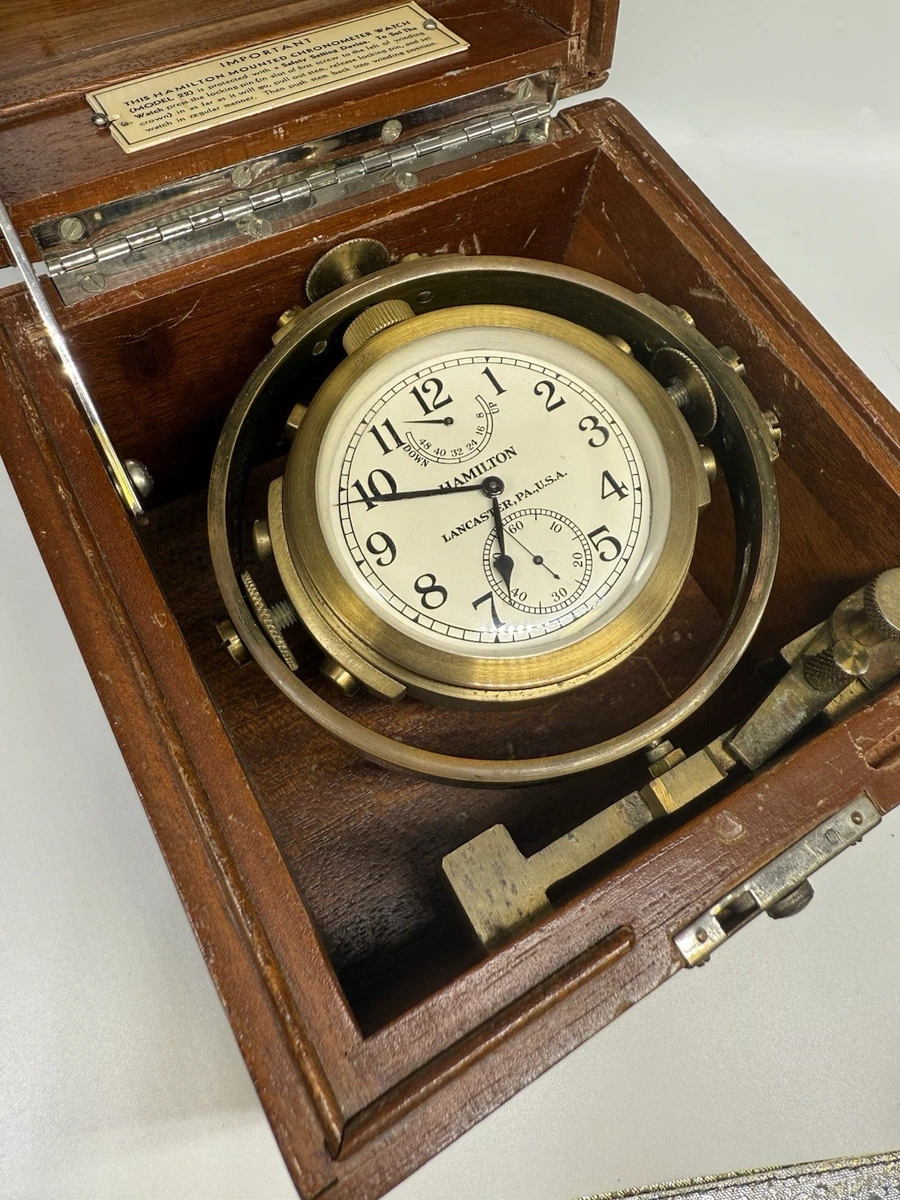 US Navy Chronometer Antique Maritime Clocks for sale | eBay